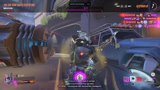 Overwatch Sigma Fast round. Zarya Tilli Orisa Diamond maybe