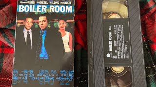Opening To Boiler Room 2000 Vhs