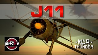 War Thunder: J11 - Sweden - The BIPLANE that CAN'T TURN!