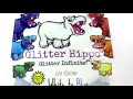 GlitterHippo.com UV Glitter - White to Blue - Sunlight Color Changing Glitter