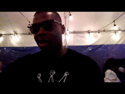 Desmond Mason and the 200th "Untitled Buffalo" at MBOK Fashion Week 2014, seen thru Google Glass