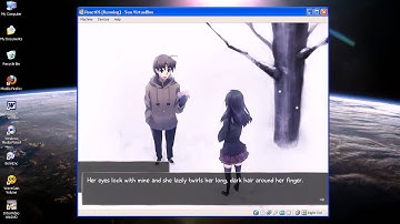 Katawa Shoujo Act 1 on ReactOS 0.3.11 w/ sound - v1 works, but v2 doesn