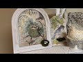 Thrifted frames using multiple backgrounds for shabby chic farmhouse and french country decor
