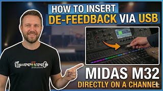 Defeedback M32 How to insert via USB directly to a channel