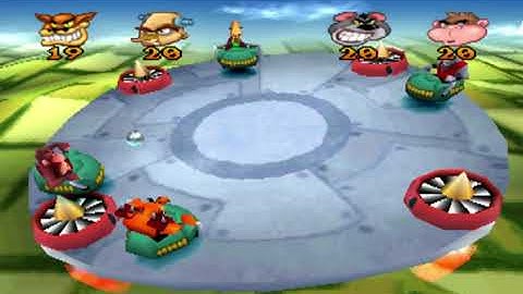 Crash Bash (PSX) - (Part 9) - (Warp Room 4) - (1/4) - (Trophy Challenges)