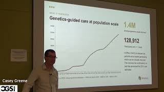 Casey Greene | Pharmacogenomics at population scale: from genotype to bedside in a ... | CGSI 2026