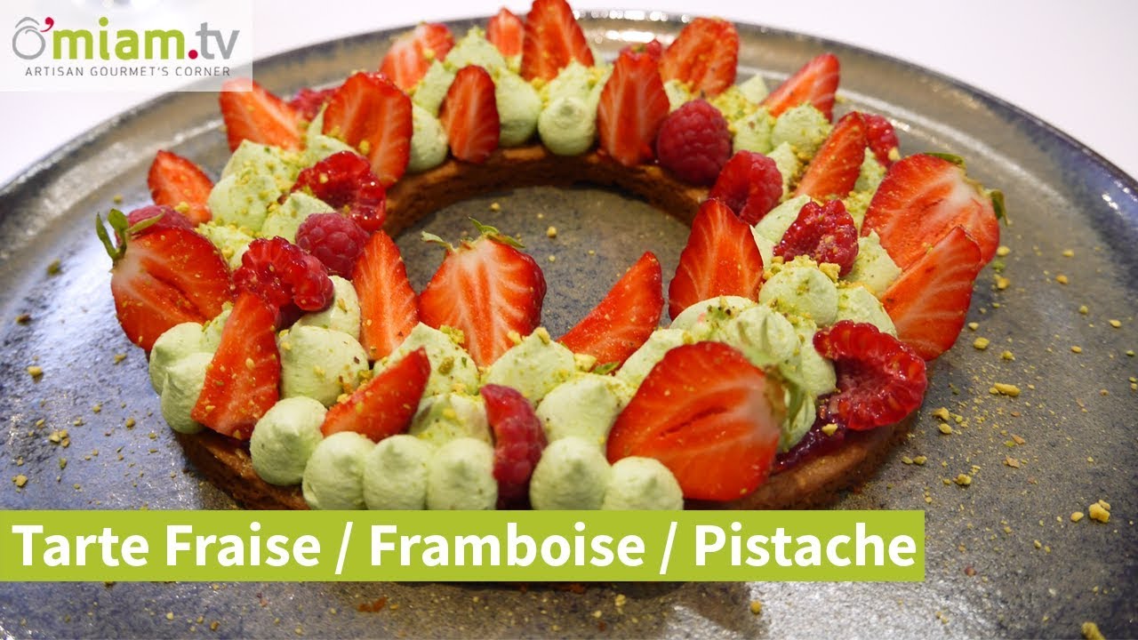Tarte A La Fraise Framboise Et Pistache Melanie Le Meilleur Patissier Youtube