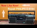 1986 Philips D 8184 Enregistreur de cassettes stéréo portable