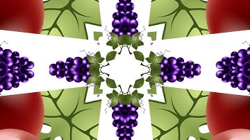 Moldavian grape in kaleidoscope for vj 2022, footage, loop.