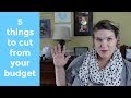 5 things to cut out of your budget when you're broke: get out of debt!