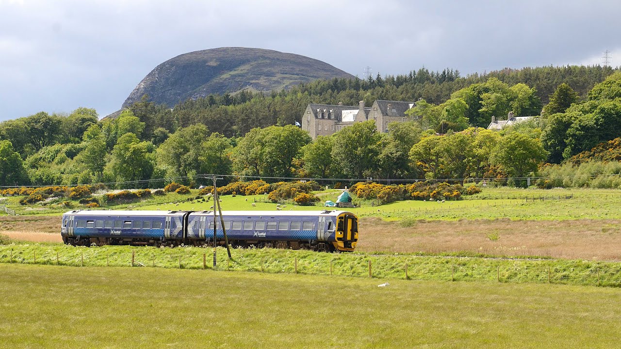 UK- Scotland - ScotRail (Scotland's Railway) & KDR - Qq trains entre Edimbourg & le Nord - juin 2019