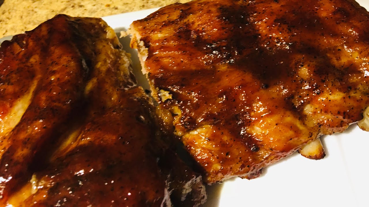 How To Make Baby Back Ribs Oven Baked BBQ Ribs YouTube