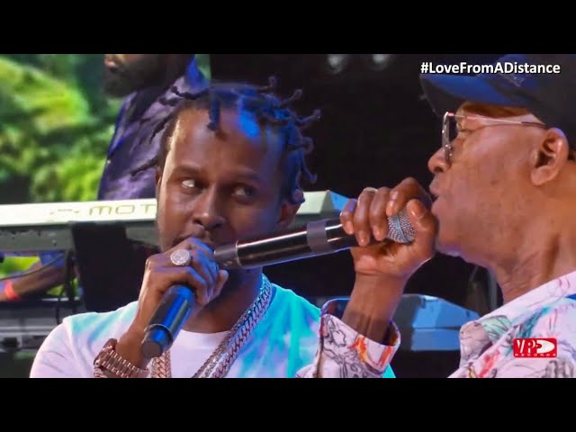Beres Hammond and Popcaan performed “God Is Love” on #LoveFromADistance Concert