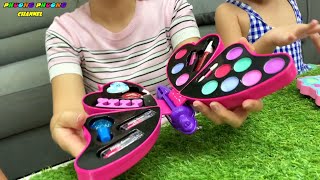 Bé Tập Làm Chuyên Gia Trang Điểm Cùng Ruby Vani Khám Phá Bộ Làm Móng Và Phấn Mắt Con Bướm