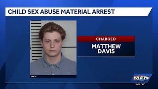 Louisville man arrested, accused of having child sex abuse material