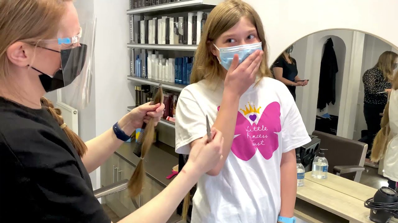 Annabelle Sponsored Haircut for The Little Princess Trust