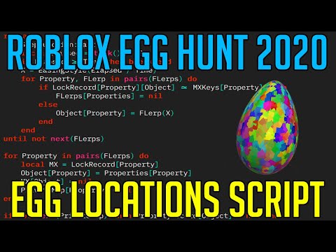 Roblox Egg Hunt 2020 Hack Script Get All The Eggs Easy Youtube