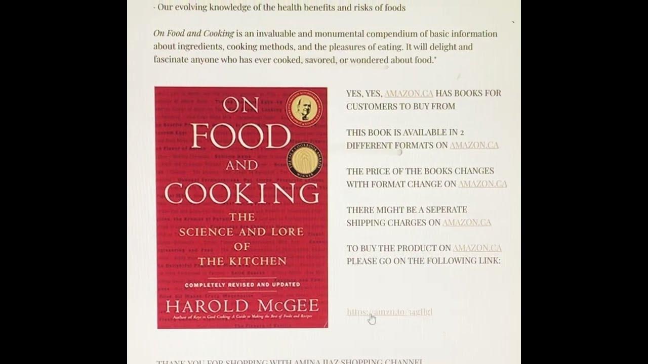 On Food and Cooking On Food and Cooking YouTube