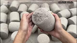 White Grainy cement Floor and Water crumbling asmr #insane