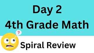 4th Grade Math Spiral Review - 30 Minute Timer - Relaxing Music (Day 2)