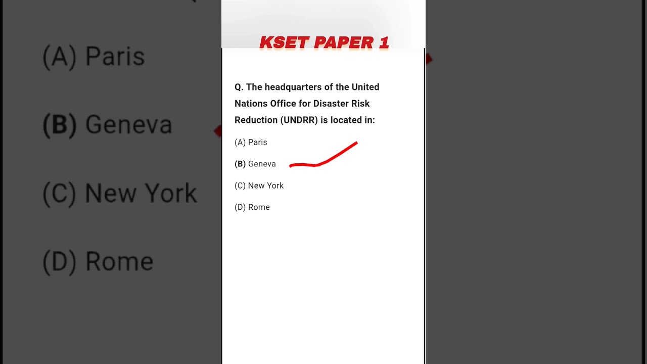 KSET PAPER 1||MCQ's Environmental science