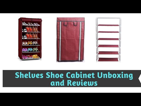 Ebee 6 Shelves Shoe Cabinet Unboxing and