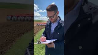 Farm Joy Starts Here Disc Harrow Shreds Weeds Quickly English Istant Stands With Clipboard