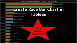 How to Create a Race Bar Chart in Tableau | Step By Step