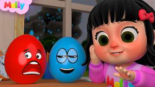 Rain Rain Go Away (Surprise Eggs Version) | Melly Nursery Rhymes &amp; Kids Songs