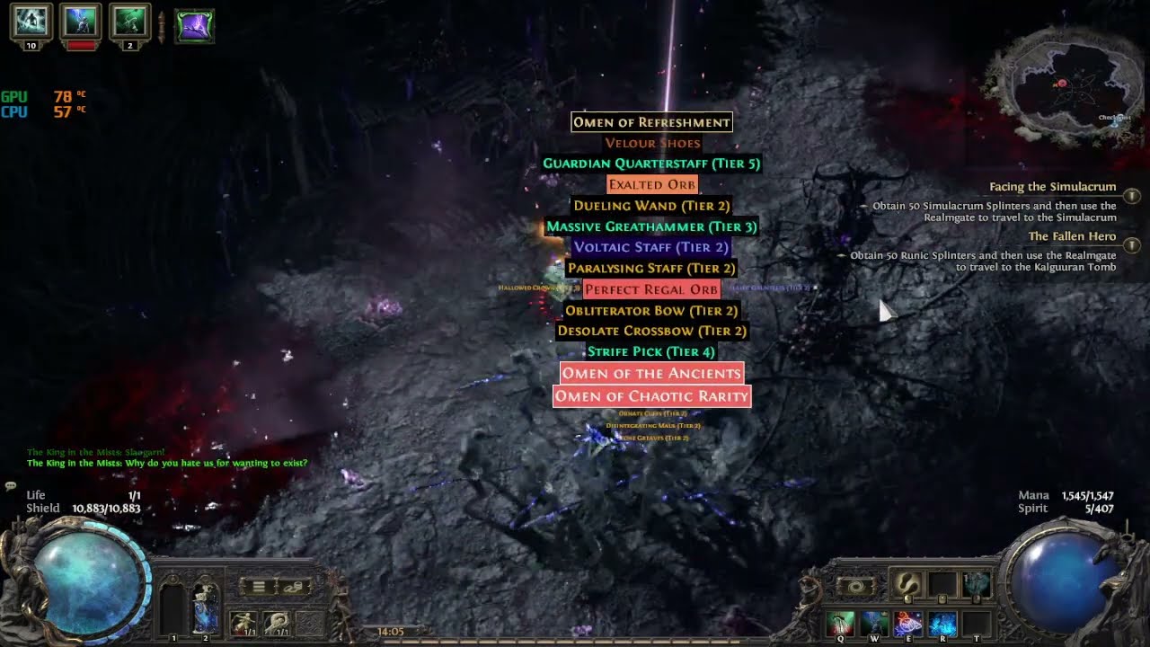 T3 Crux Of Nothingness  ||  Spectre Lich