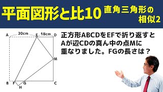 Similarity of Right Triangles 2 [Junior High School Entrance Exam