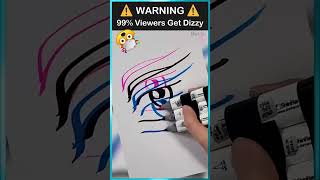 ⚠️WARNING⚠️ 99% of Viewers Get Dizzy #shorts #artshorts #3Dart #funart @meiyu