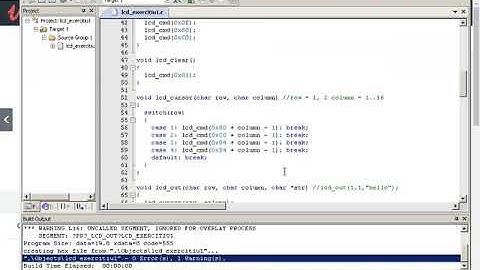 Interfacing LCD simulation using Keil 5 and ISIS 7 - up & down counter