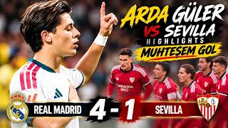 Arda Güler vs Sevilla - Extended Highlights [ Real Madrid 4-1 Sevilla ] 19/10/2026