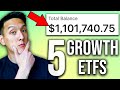 The 5 BEST Growth ETFs That Can Make You MILLIONS (2022)