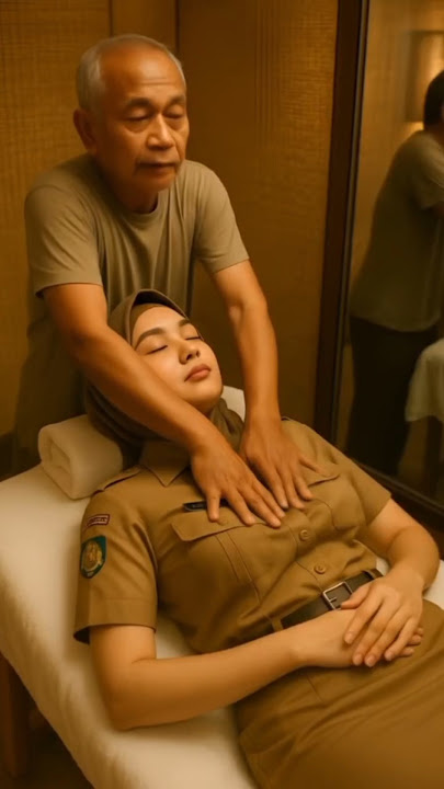 Therapeutic Chest Massage for Hijab Women ASMR #shorts #spa #asmr
