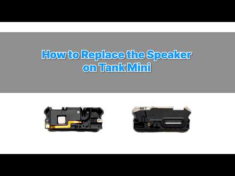 How to Replace the Speaker on Unihertz Tank Mini Tutorial