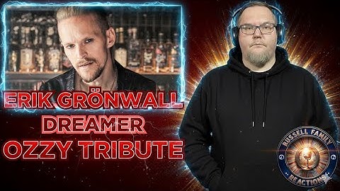 Erik Grönwall - Dreamer (My Tribute to Ozzy Osbourne) Official Video Reaction