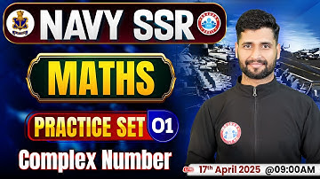Navy SSR Practice Set 2025 | Complex Number | Navy SSR Maths MCQs By Vishal Sir