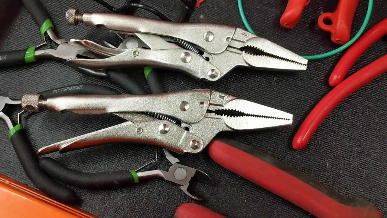 Tekton vs Capri tools locking pliers needle nose vice-grips 