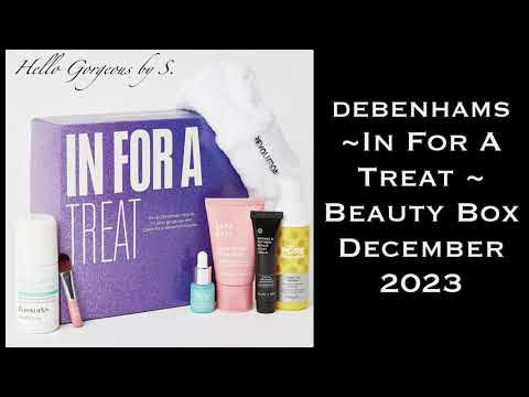 Spoilers DEBENHAMS ~ In For A Treat Beauty Box ~ Full-Reveal. 
