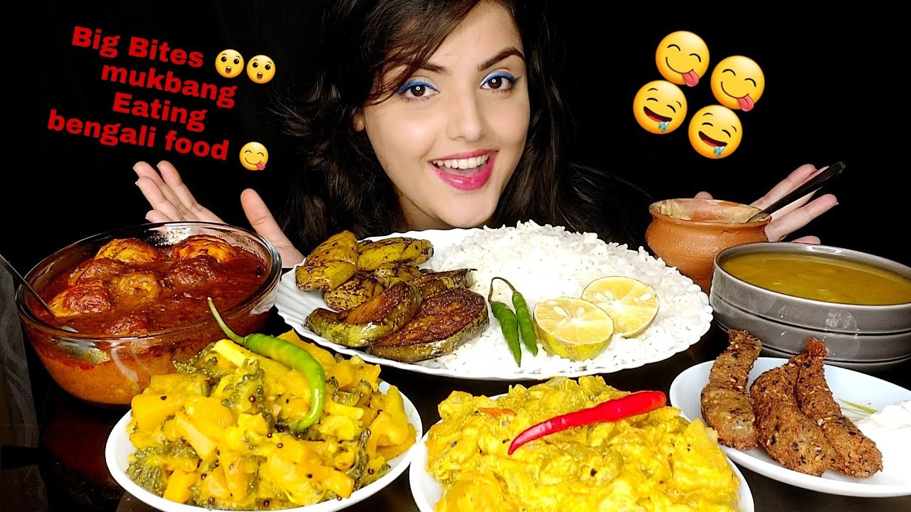 ASMR : Huge Thali, Veg NonVeg Thali, Indian Sweet, Indian Food Eating Mukbang 😋 *Spicy Egg Curry 🥵