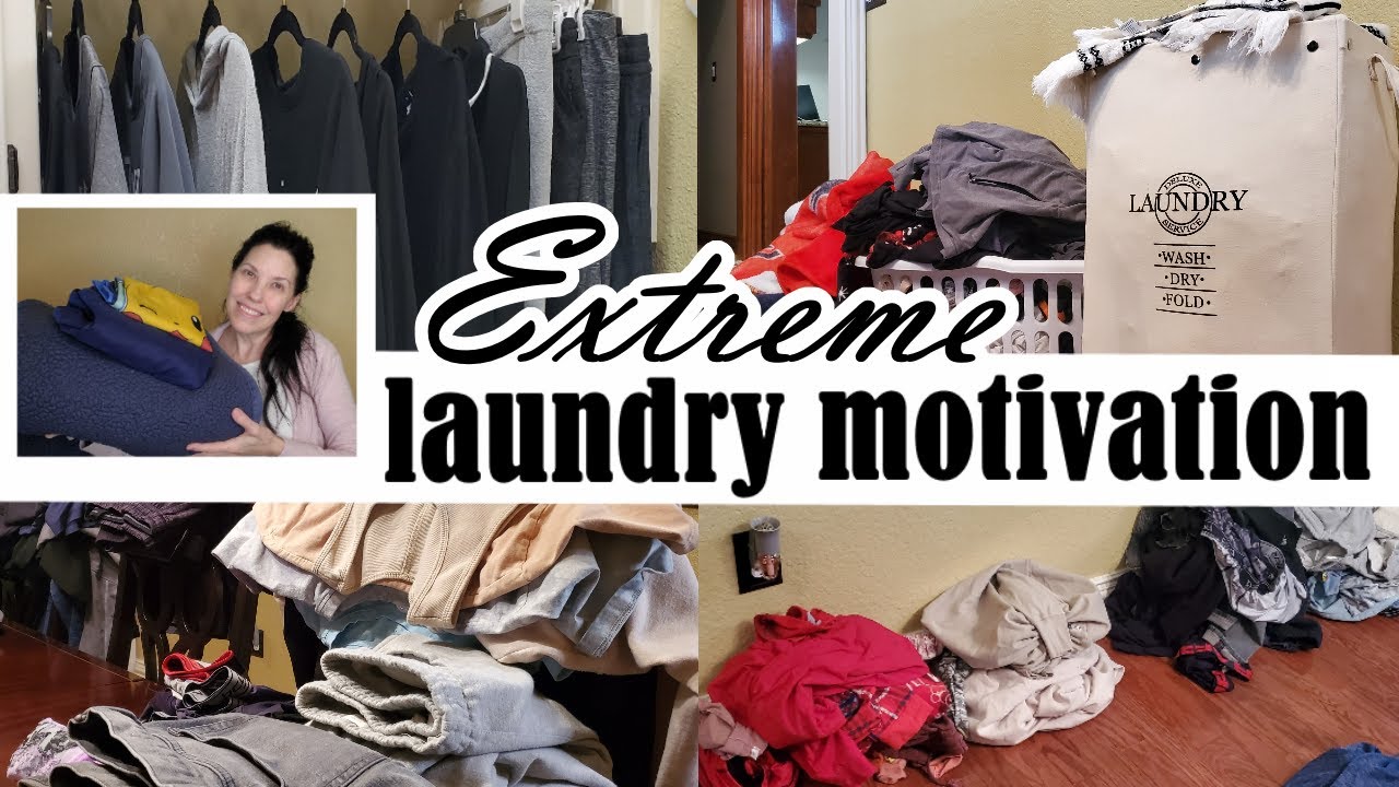 EXTREME LAUNDRY MOTIVATION -TWO DAYS- TIPS & TRICKS | DO LAUNDRY WITH ME | SIXTEEN LOADS | 2022