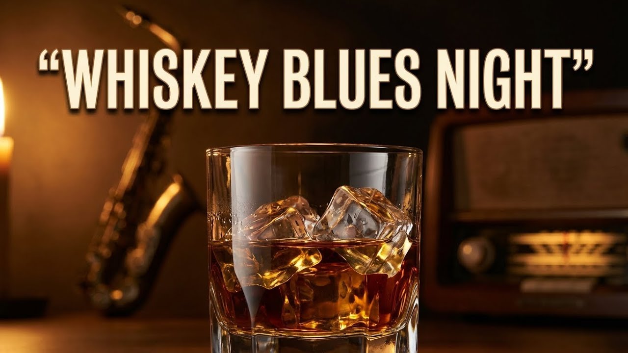Late Hour Whiskey Blues Flow — Emotional Blues Guitar for Calm Nights