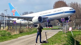 (4K) 25 Planes landing and take-off - Another great Plane spotting day at Schiphol airport!