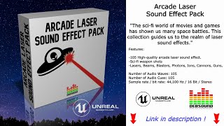 Arcade Laser Sound Effect Pack - UE Marketplace