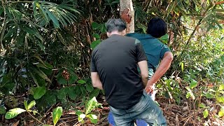 Village boys enjoy the beauty of the unspoiled village