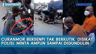 Curanmor Bersenpi Tak Berkutik 'Disikat' Polisi, Minta Ampun Sampai Digundulin | Snapnews