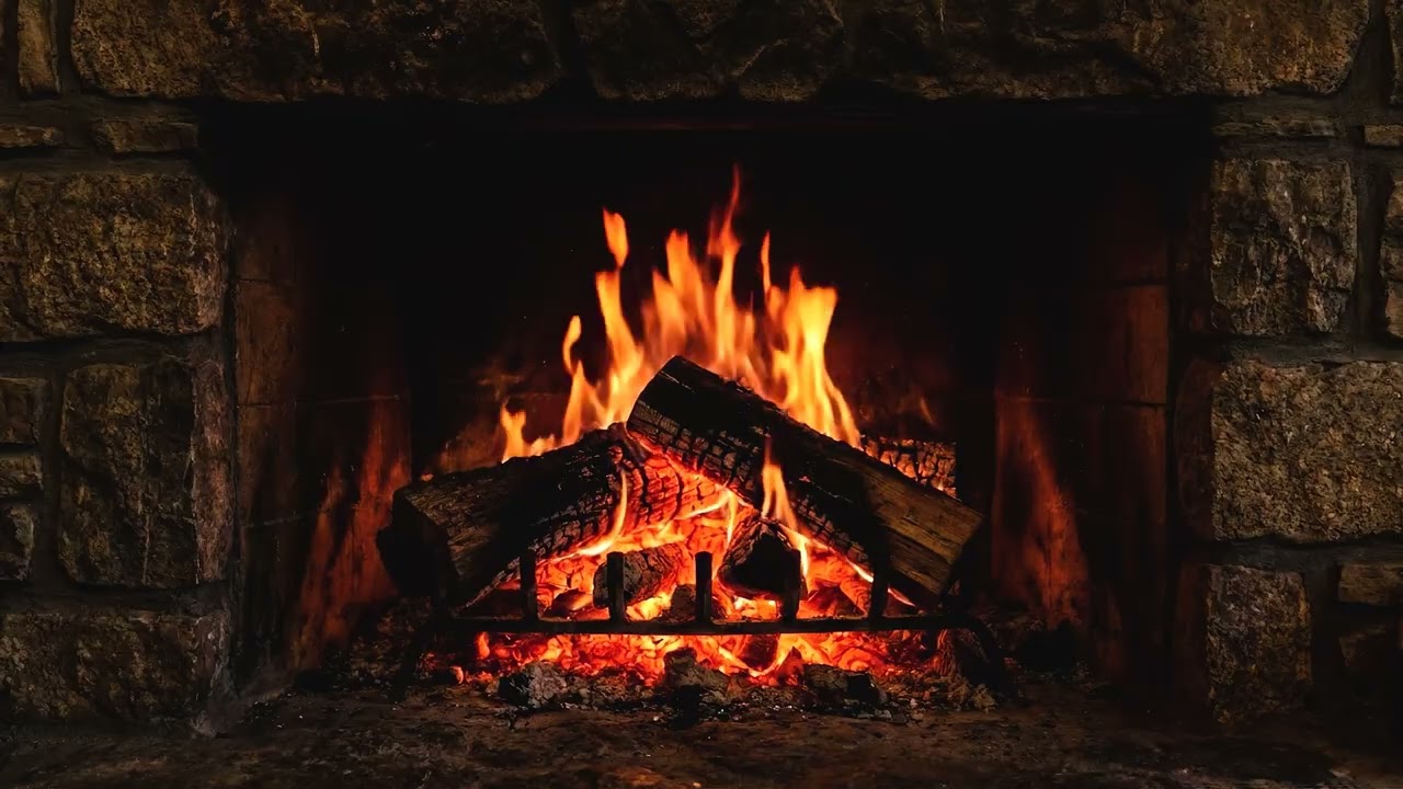 Crackling Fire Sounds for Sleeping ASMR 4 Hours | Deep Relaxation & Calm