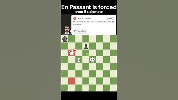 En Passant Stalemate #chess #stalemate #enpassant #shorts